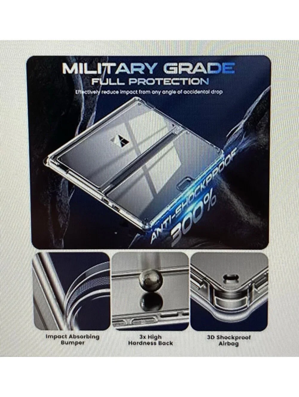 Infiland Case for Surface Pro 9 13” 2022 Tablet Crystal Clear